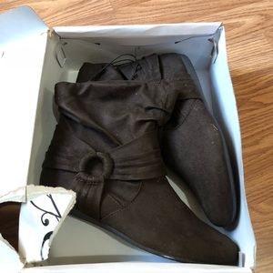 Fall boots DARK BROWN